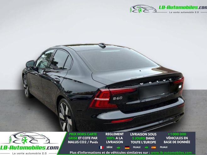 Volvo S60 T8 AWD 310 ch + 145 ch BVA Noir M�tallique de 2024