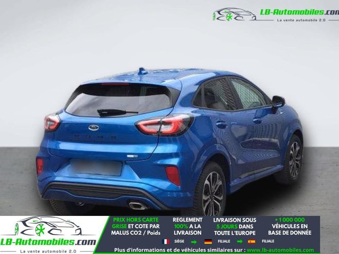 Ford Puma 1.0 EcoBoost 155 ch mHEV BVM Bleu M�tallique de 2022