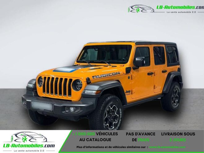Jeep Wrangler Unlimited 4xe 2.0 l T 380 ch 4x4 BVA Orange de 2021