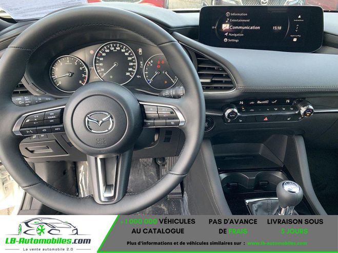 Mazda 3 2.0L e-SKYACTIV-G M Hybrid 122 ch BVM Blanc M�tallique de 2024