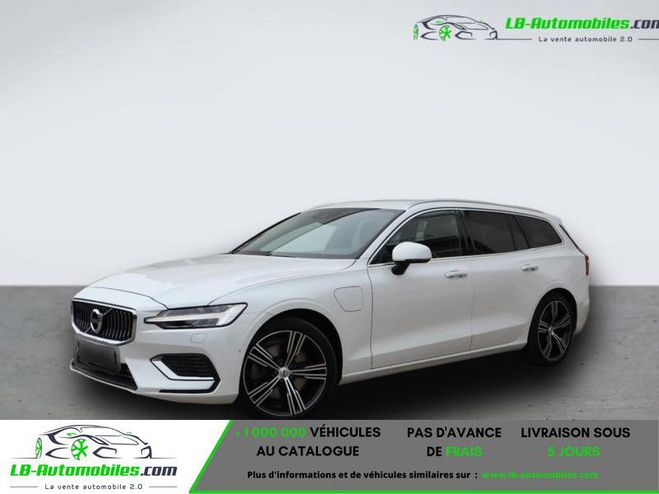 Volvo V60 T6 AWD 253 ch + 145 ch BVA Blanc M�tallique de 2021