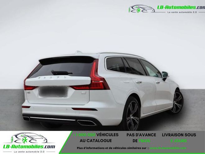 Volvo V60 T6 AWD 253 ch + 145 ch BVA Blanc M�tallique de 2021