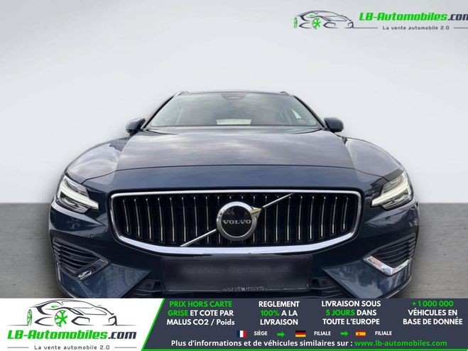 Volvo V60 T6 AWD Hybride Rechargeable 253 ch + 145 Bleu M�tallique de 2022