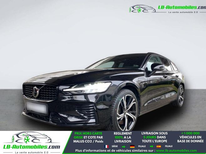 Volvo V60 T8 AWD 310 ch + 145 ch BVA Noir M�tallique de 2022