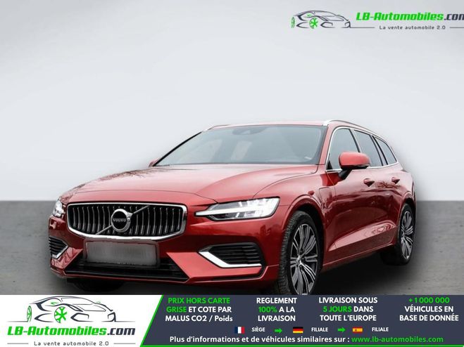 Volvo V60 T6 AWD Hybride Rechargeable 253 ch + 145 Rouge M�tallique de 2022
