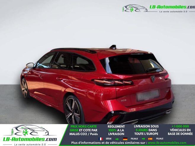 Peugeot 308 PHEV 180 e-BVA Rouge M�tallique de 2022