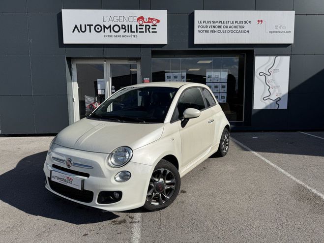 Fiat 500 1.2l 69cv S Blanc de 2014