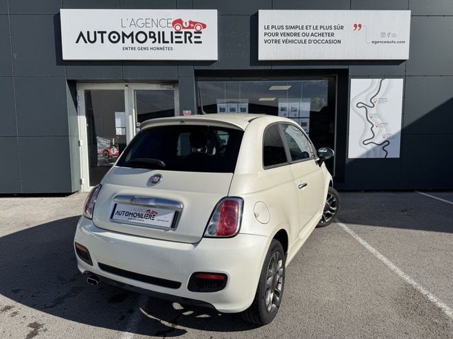 Fiat 500 1.2l 69cv S Blanc de 2014