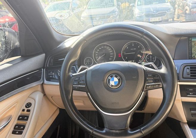 BMW Serie 5 2.0 520d 184ch luxury ? gps si�ges elect Gris de 2012