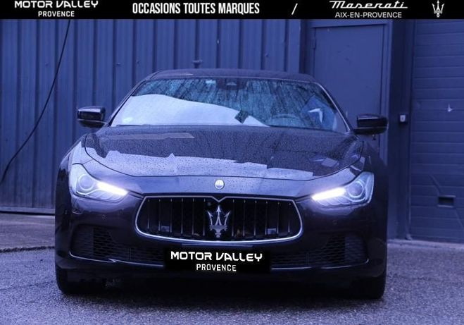 Maserati Ghibli 3.0 V6 275ch Start-Stop Diesel Noir de 2016