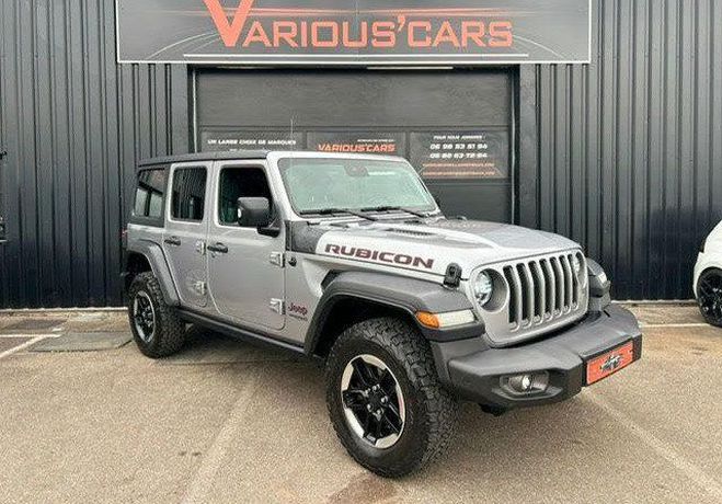 Jeep Wrangler UNLIMITED RUBICON 2.2 DIESEL 4X4 200 CV  Gris de 2019