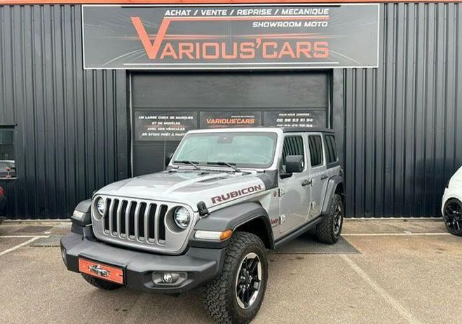 Jeep Wrangler UNLIMITED RUBICON 2.2 DIESEL 4X4 200 CV  Gris de 2019