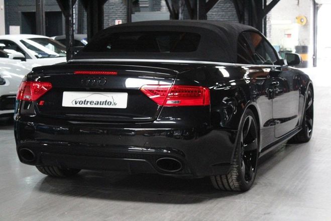 Audi RS5 CABRIOLET PHASE 2 (2) 4.2 V8 FSI 450 QUA Noir de 