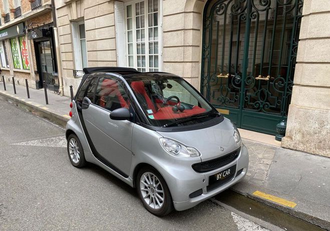 Smart Fortwo ii (2) cabrio passion mhd 52 kw softouch Gris de 2011