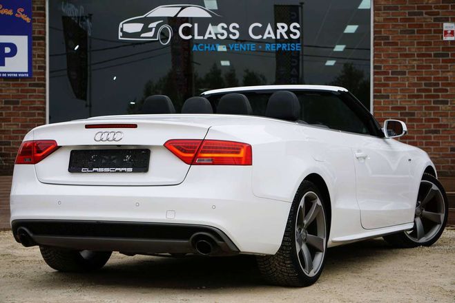 Audi A5 Cabriolet 1.8 TFSI S-LINE AUTO CAM CRUIS Blanc M�tallis� de 