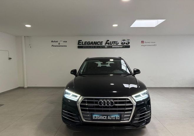 Audi Q5 2.0 TDI 190CH S LINE QUATTRO TRONIC 7 CA Noir de 2018