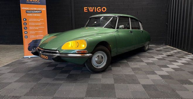 Citroen DS d super option boite 5 Vert de 1972