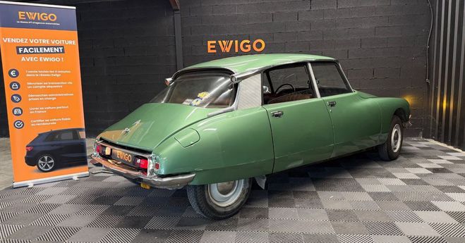 Citroen DS d super option boite 5 Vert de 1972