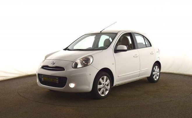 Nissan Micra 1.2 80CH CONNECT EDITION BVA 5P Blanc de 2011