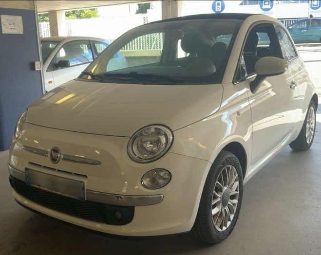 Fiat 500 C 1.2 8v 69ch Lounge Dualogic Blanc de 2014
