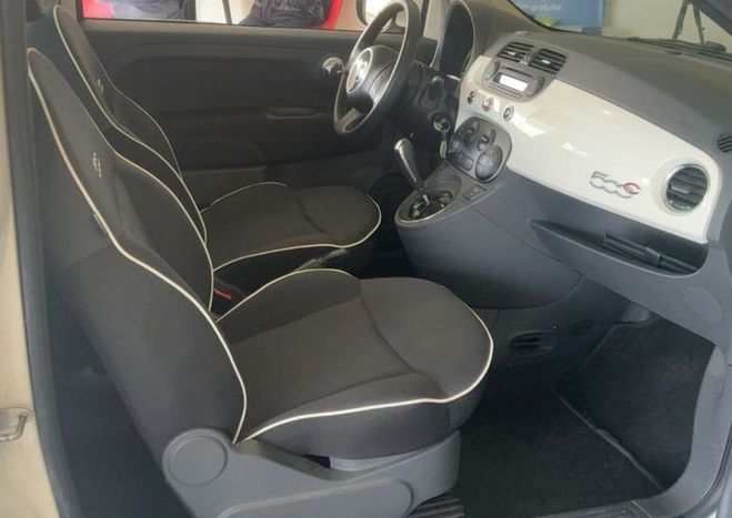 Fiat 500 C 1.2 8v 69ch Lounge Dualogic Blanc de 2014