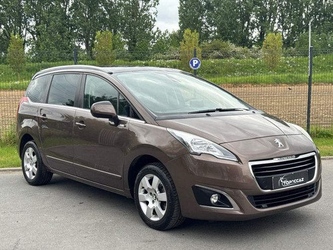 Peugeot 5008 1.6 HDI 120CH ALLURE * 06/2015 * 7 PLACE MARRON de 2015