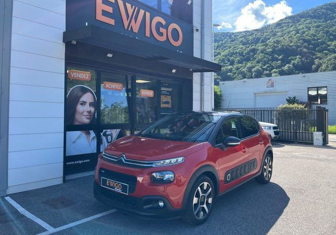 Citroen C3 1.2l 110ch shine moteur neuf- apple carp Orange de 2017