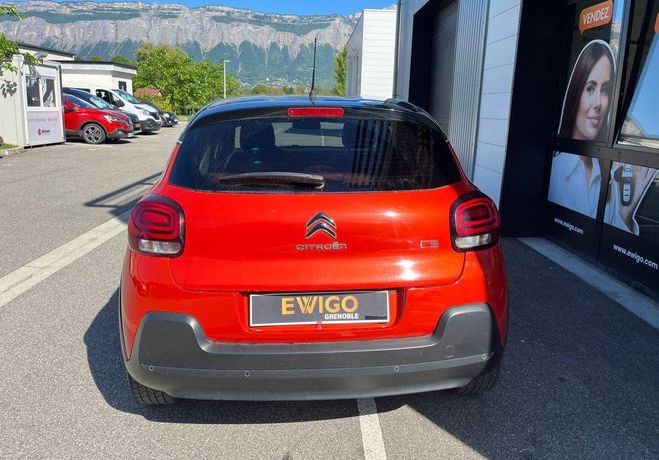 Citroen C3 1.2l 110ch shine moteur neuf- apple carp Orange de 2017