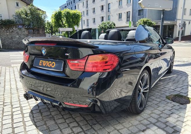 BMW Serie 4 cabriolet 2.0 420 i 185 pack techno m-sp Noir de 2015