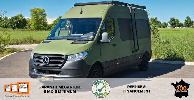 Mercedes Sprinter vu fourgon 214 cdi 2.2 143ch 3t0 l2h2 pr Vert de 2018