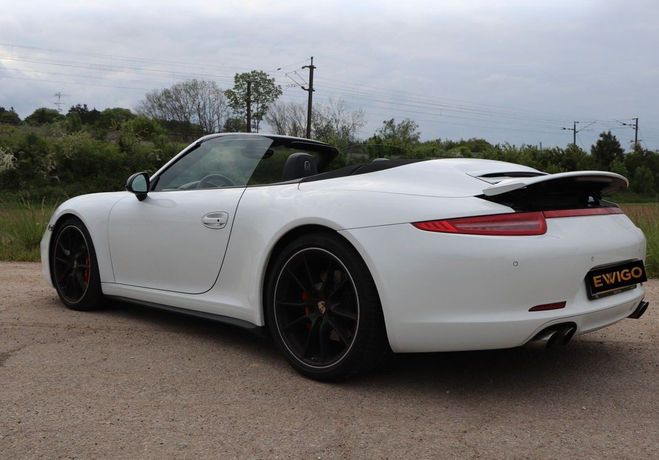 Porsche 911 type 991 carrera 4s cabriolet pdk 3.8i 4 Blanc de 2013