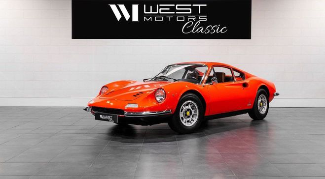 Ferrari Dino 246 GT V6 2.4 195 ? Immat France Restaur Rouge de 1971