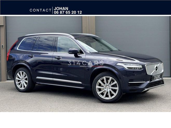 Volvo XC90 T8 - 320cv   87cv - Inscription Luxe 7 p BLEU CLAIR de 2016