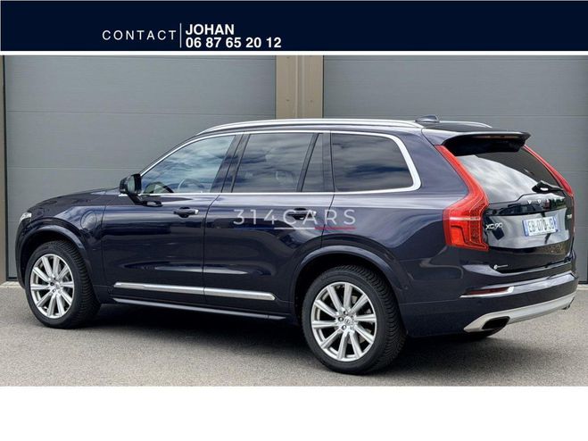 Volvo XC90 T8 - 320cv   87cv - Inscription Luxe 7 p BLEU CLAIR de 2016