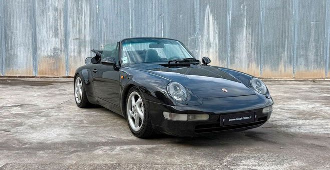 Porsche 911 993 Carrera 4 Cabriolet Noir de 1994