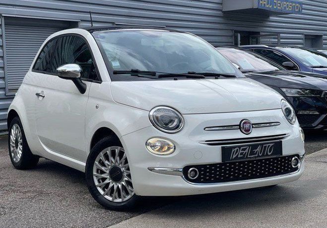 Fiat 500 (2) 1.2 69ch Lounge Toit Panoramique Blanc de 2019