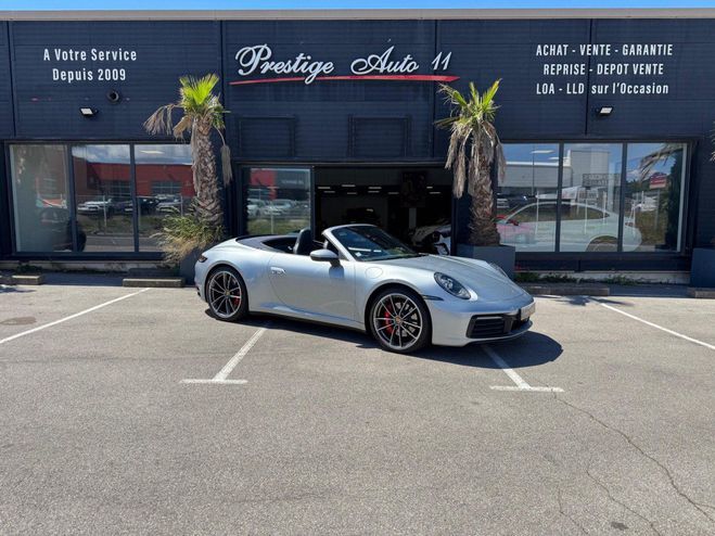 Porsche 911 992 Carrera 4 S 450 CV PDK Cabriolet Rou Gris de 2019