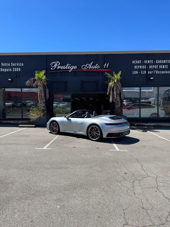 Porsche 911 992 Carrera 4 S 450 CV PDK Cabriolet Rou Gris de 2019