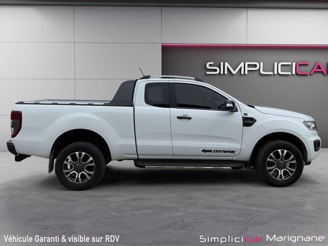 Ford Ranger 2.0 TDCI Ecoblue 213ch Wildtrack full su Blanc de 2019