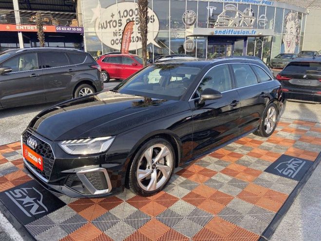 Audi A4 AVANT 2.0 TDI 204 S-TRONIC S LINE GPS Ca Noir de 2022