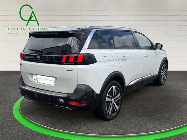 Peugeot 5008 BlueHDi 180ch SS EAT8 GT 2e MAIN-7 PLACE Blanc de 2018