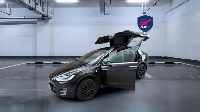 Tesla Model X * Suspension pneumatique * Attelage * Pa Noir de 2019