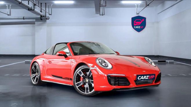 Porsche 911 Targa 4S * 3.0 420 ch * PDK * AWD * Rouge de 2018