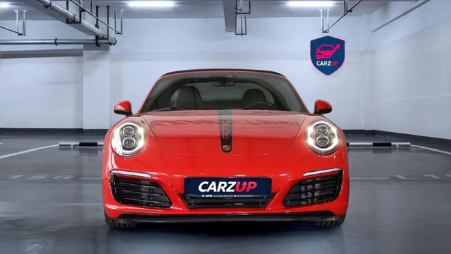 Porsche 911 Targa 4S * 3.0 420 ch * PDK * AWD * Rouge de 2018