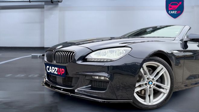 BMW Serie 6 640i 320 ch * xDrive * M Sport * Cabriol Noir de 2014