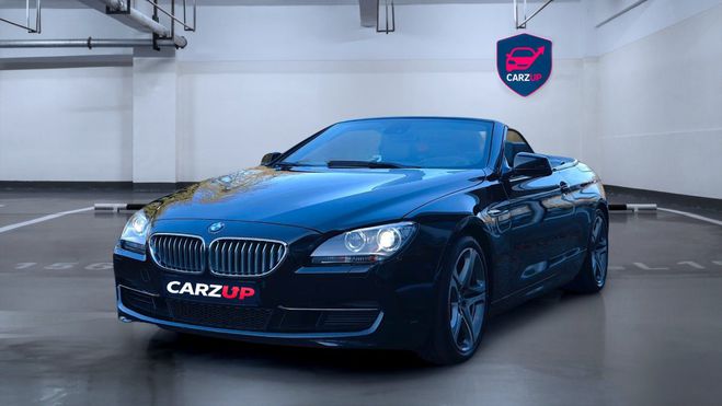BMW Serie 6 650i V8 4.4 408 ch * Cabriolet * Luxe &a Noir de 2011