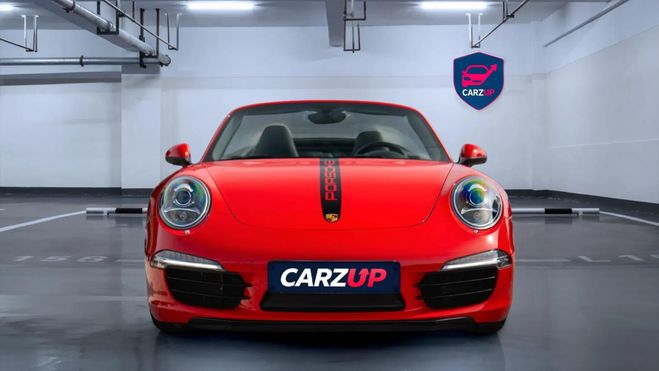 Porsche 911 S*Cabriolet*Chrono*Rouge Indien Rouge de 2012