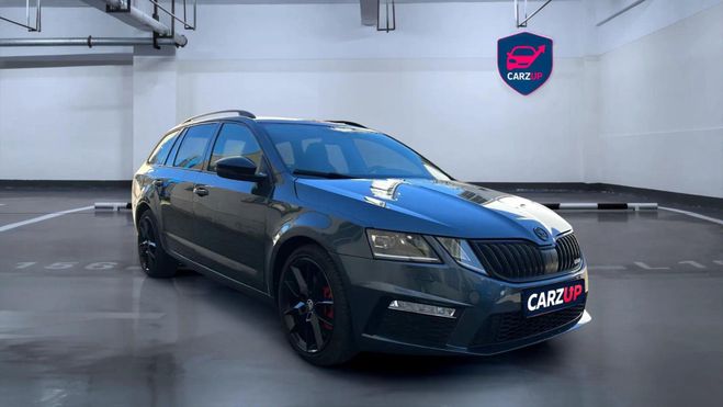 Skoda Octavia RS Combi 2.0 TSI 230 ch DSG * ACC * CarP Gris de 2018