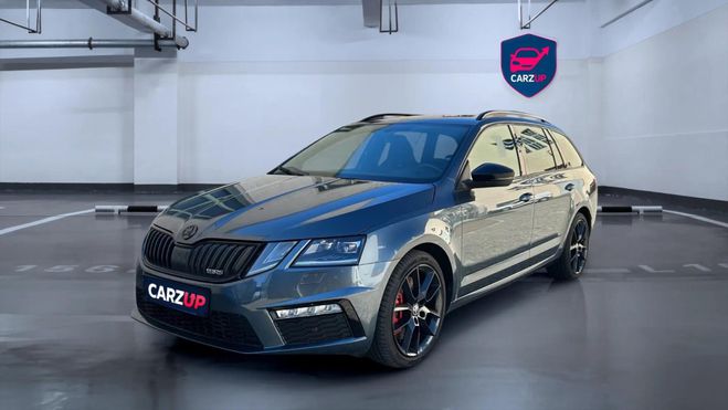 Skoda Octavia RS Combi 2.0 TSI 230 ch DSG * ACC * CarP Gris de 2018