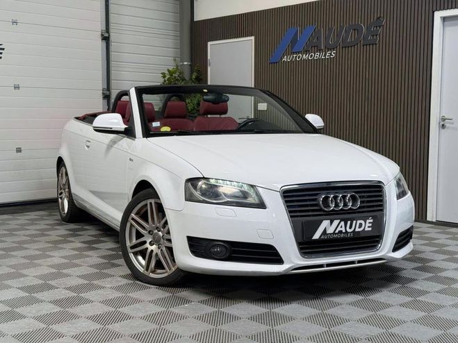 Audi A3 8P Cabriolet 2.0 TFSI 200 CH S-tronic S  BLANC de 2008